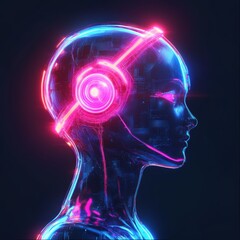 Obraz premium The relationship between artificial intelligence logos and consumer trust in technology