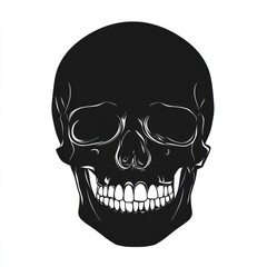 Obraz premium Closeup view of skull. The decoration element for Halloween.