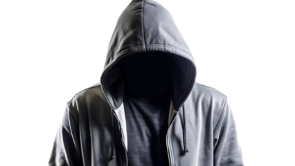 hacker isolated on white background,AI GENERATED