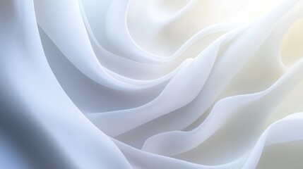 Obraz premium abstract background with gentle white curves that twist and turn
