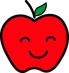 smilling apple