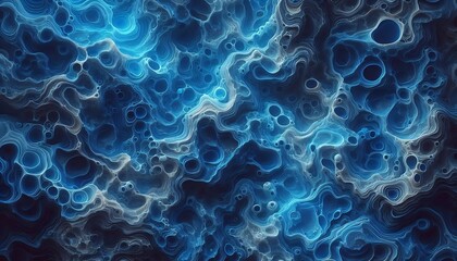 Blue abstract lava stone texture background