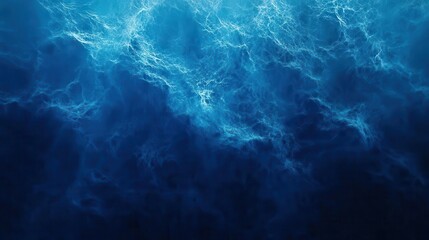 Fototapeta premium deep blue marine texture with abstract shapes, creating a tranquil and serene underwater effect that captures the essence of the ocean's depth and beauty