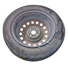 A tyre burst happens when there is rapid loss of pressurized air from the tyre