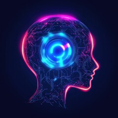 Obraz premium The significance of emotional appeal in artificial intelligence logos