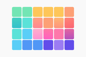  a digital graphic featuring a grid Color grid