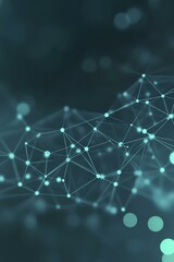 Obraz premium Abstract Network Connection - Digital Art