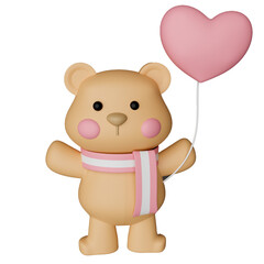 teddy bear with heart