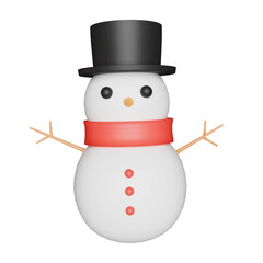 snowman with hat