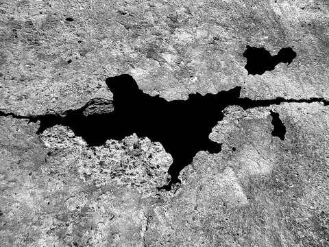 Hole in the Concrete Wall