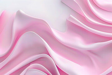 Obraz premium Abstract pink flowing fabric background.