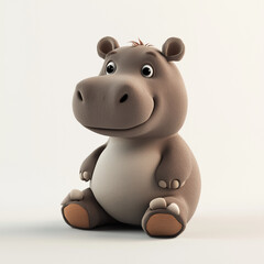 Naklejka premium hippo