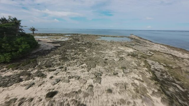 FPV aerial video on guyam island siargao Philippines