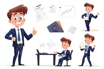 Young Businessman Set