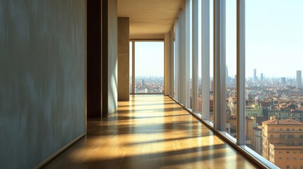 Obraz premium corridor in a hotel