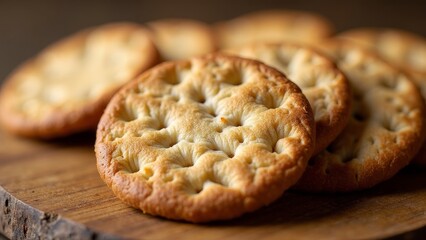 Artisan Whole Grain Crackers with Unique Texture