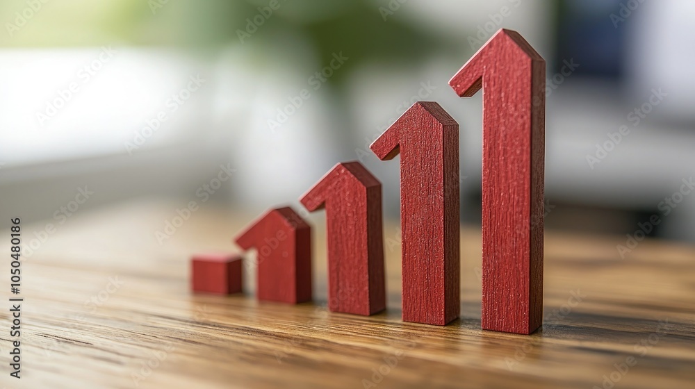 Poster sales success depicted by a bar graph showing positive growth.
