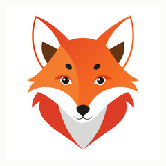 Obraz premium Fox head color vector design.eps