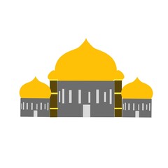 The Beautiful Gold Mosque illustration
