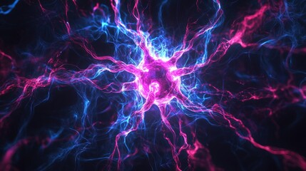 Obraz premium Abstract Energy Burst