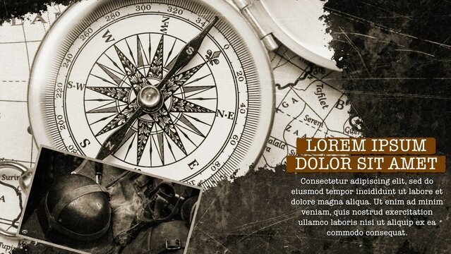 World War Vintage Sepia Documentary Slideshow