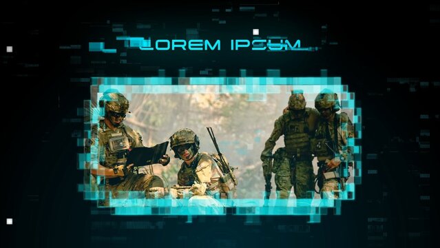 Digital Modern Warfare Glitch Intro Opener Slideshow