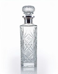 Crystal decanter with stopper