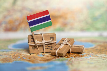 Flag of Gambia: International Shipping and Delivery Services