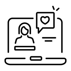 A linear con of digital dating 