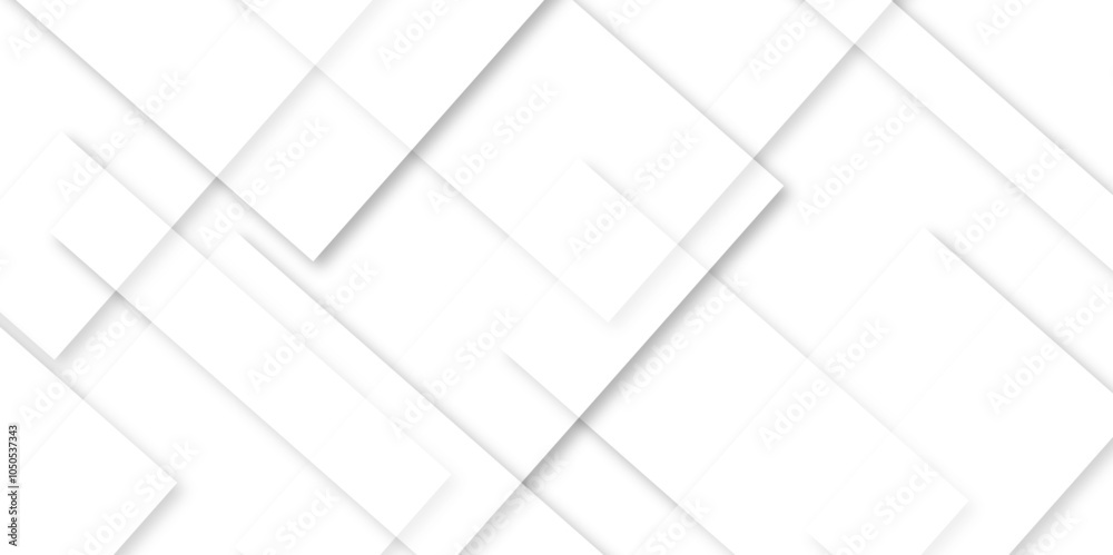 Poster abstract modern white and gray pattern geometric luxury gradient line background random square shape