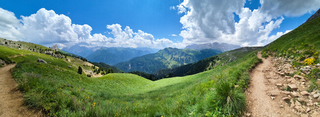 Alta Via Federico Augusto path - Val di Fassa - Italy
