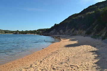 La spiaggia di Spalmatore a La Maddalena