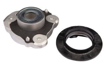 Suspension strut support bearing isolated on white