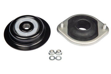 Suspension strut support bearing isolated on white