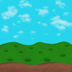 Obraz premium green meadow