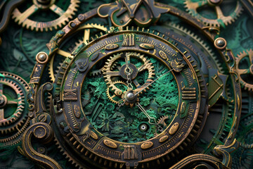 Intricate Clockwork: A Steampunk Masterpiece