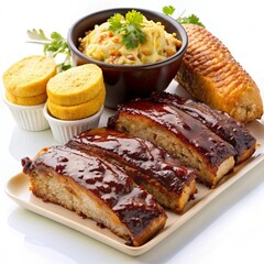 grilled steak with vegetables