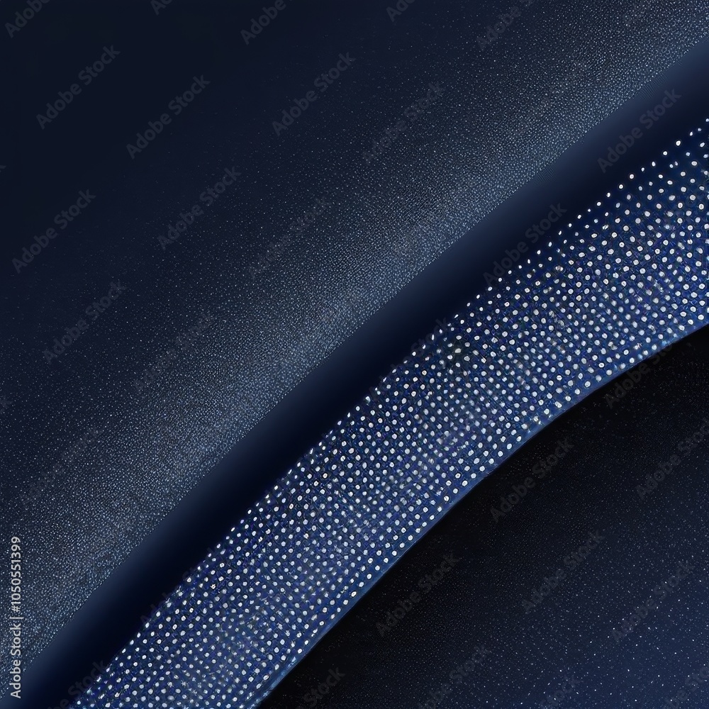 Wall mural animated abstract background and fading royal blue particles designed background, texture or pattern