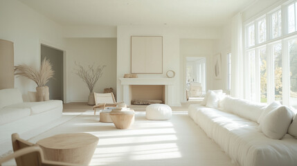 Fototapeta premium Modern and elegant living room
