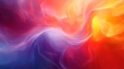 Obraz premium Abstract colorful background with fluid, dynamic, swirling, and flowing textures.