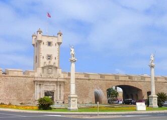 GATE OF LAND IN CADIZ, SPAIN