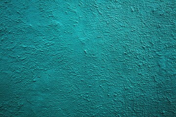 Petrol colored textured wall background in shades of teal