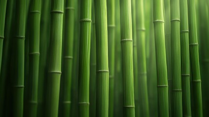 Fototapeta premium Captivating bamboo forest a serene exploration of nature's green tapestry and its tranquil beauty which invites reflection and peacefulness in the heart of a lush environment