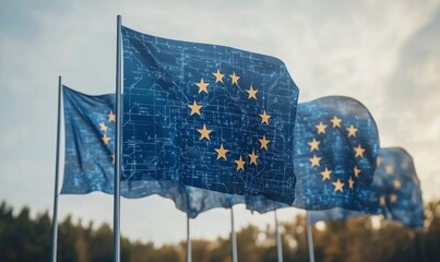 Visualization of the Artificial Intelligence Act: EU's Landmark Legislation Impacting the Technological Landscape and AI Governance, Generative AI