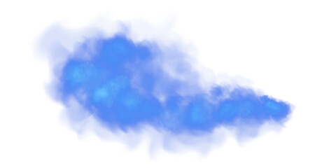 Cosmic Blue Background with Twinkling Stars. Fantastic blue smoke background. Magic blue smoke with glitter and small particles of twinkling stars. Fog with luminous particles. Blue vapor with stardus