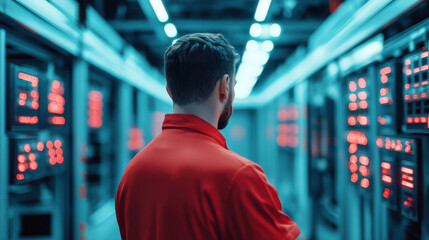 Efficient worker monitoring high tech robotic systems in warehouse