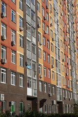 Obraz premium New residential apartment buildings in the Kommunarka district. Moscow, Russia