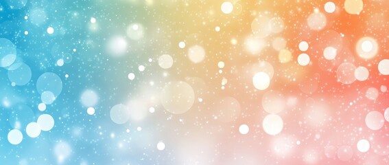 A colorful abstract background with soft bokeh effects, ideal for design and decoration.