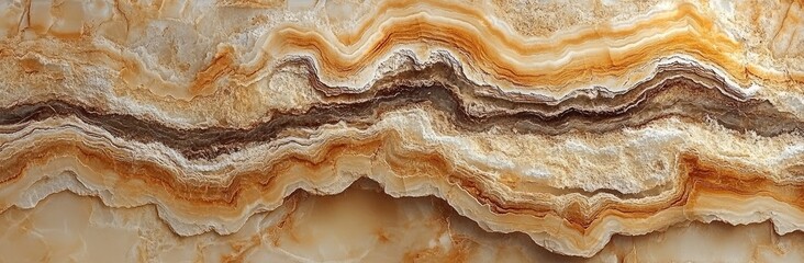 Fototapeta premium A close-up of layered stone with rich colors and textures, showcasing natural beauty.