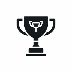 trophy cup isolated on white